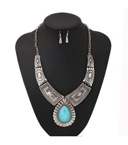 SET731 - Retro Pattern Water Drop Gem